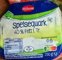 Speisequark 40 % Fett