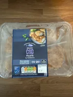 Breaded 2 cod fillets