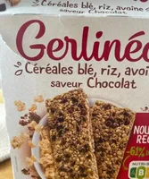 Barre de céréales blé , riz, avoine saveur chocolat