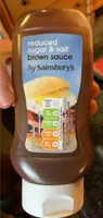 Reduced sugar and salt brown sauce
