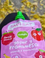 yogur y frambuesa