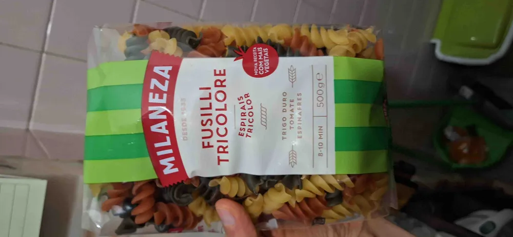 Fusilli tricolore