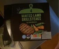 Minted lamb grillsteaks