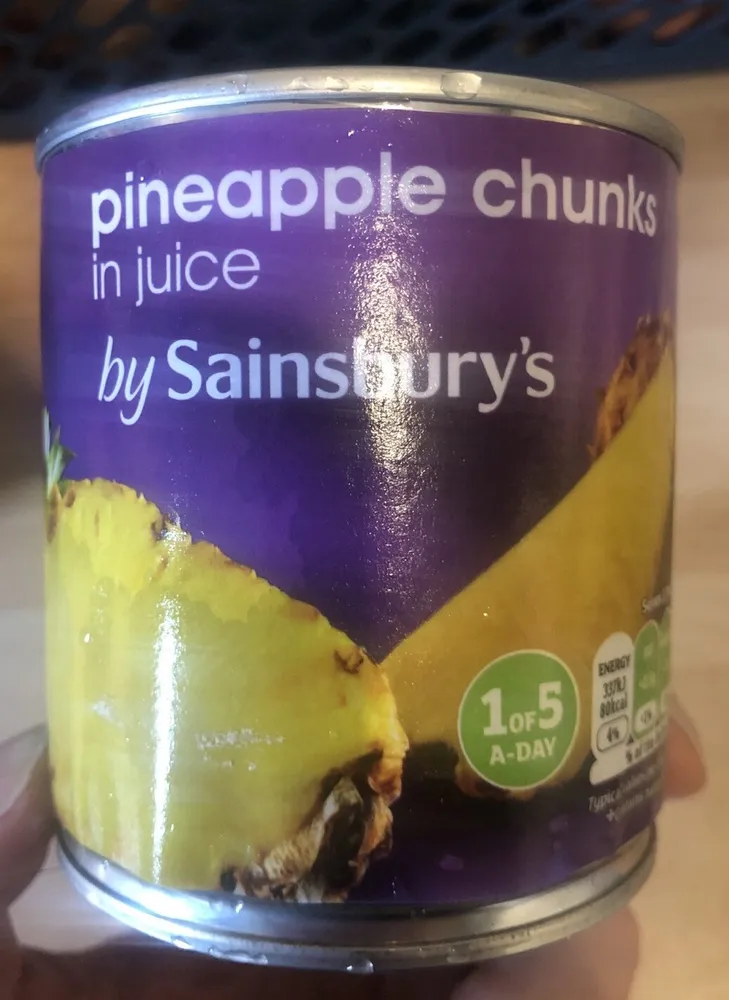 Pinapple chunks in juice