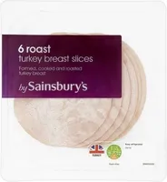 6 Roast Turkey Breast Slices