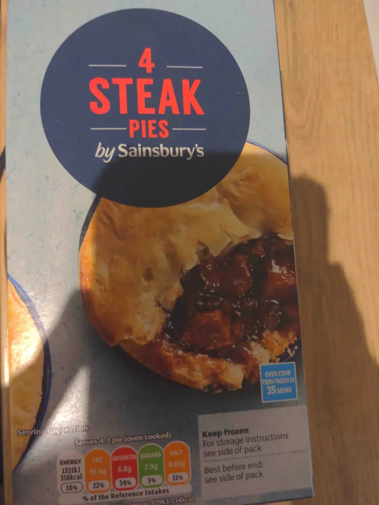 Steak pie