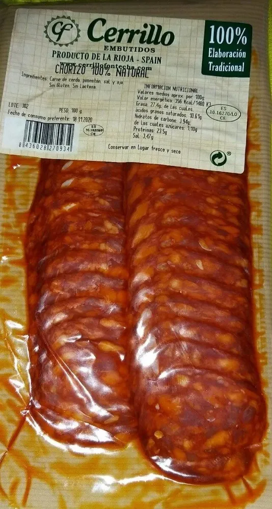 Chorizo 100% natural