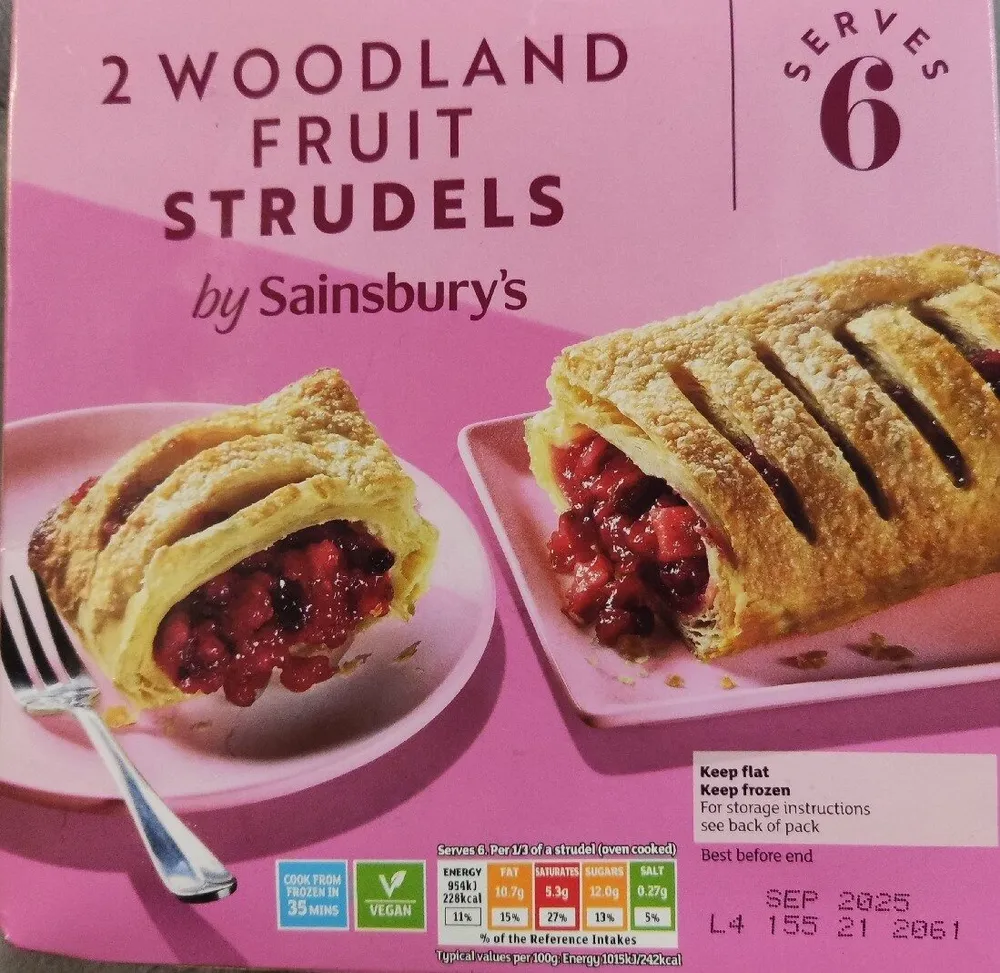 woodland fruit strudel