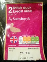 2 British duck breast filets