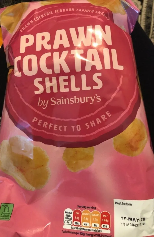 Prawn cocktail shells