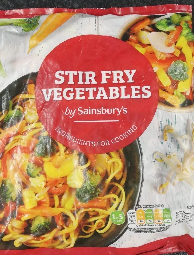 Stir fry vegetables