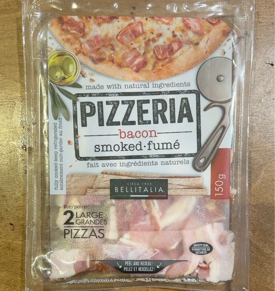 Pizzeria Bacon smoked-fumé