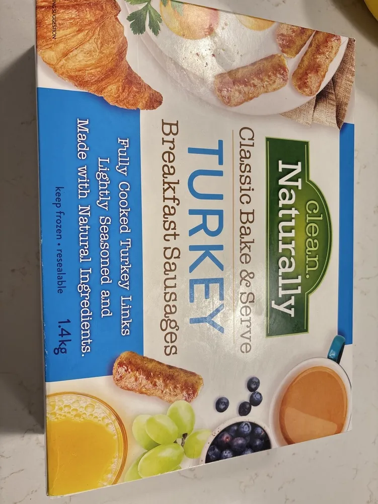 TURKEY Breakfast Sausages