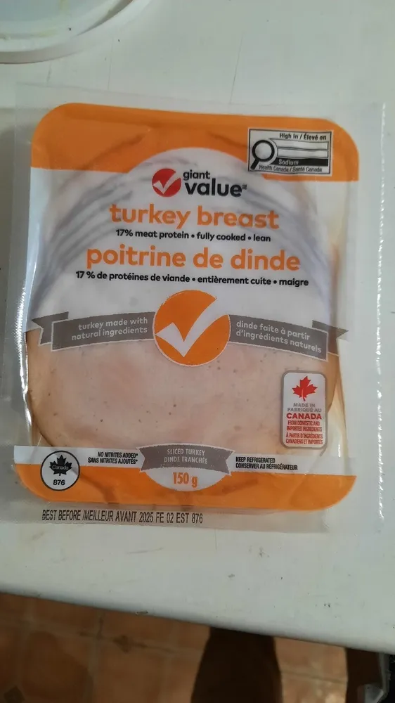 Sliced Tukey Breast
