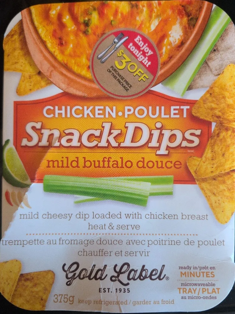 Chicken Hot Dips mild buffalo douce
