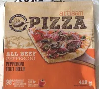 Artisan Pizza All Beef Pepperoni