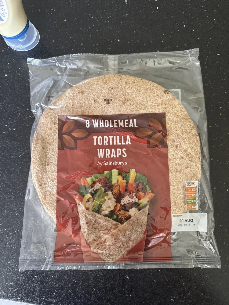 Wholemeal Tortilla Wraps