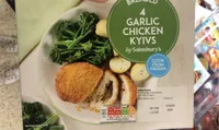 Garlic chicken kievs