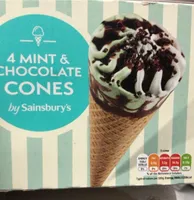 Conos menta chocolate