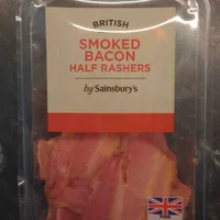 Smoked bacon half rashers