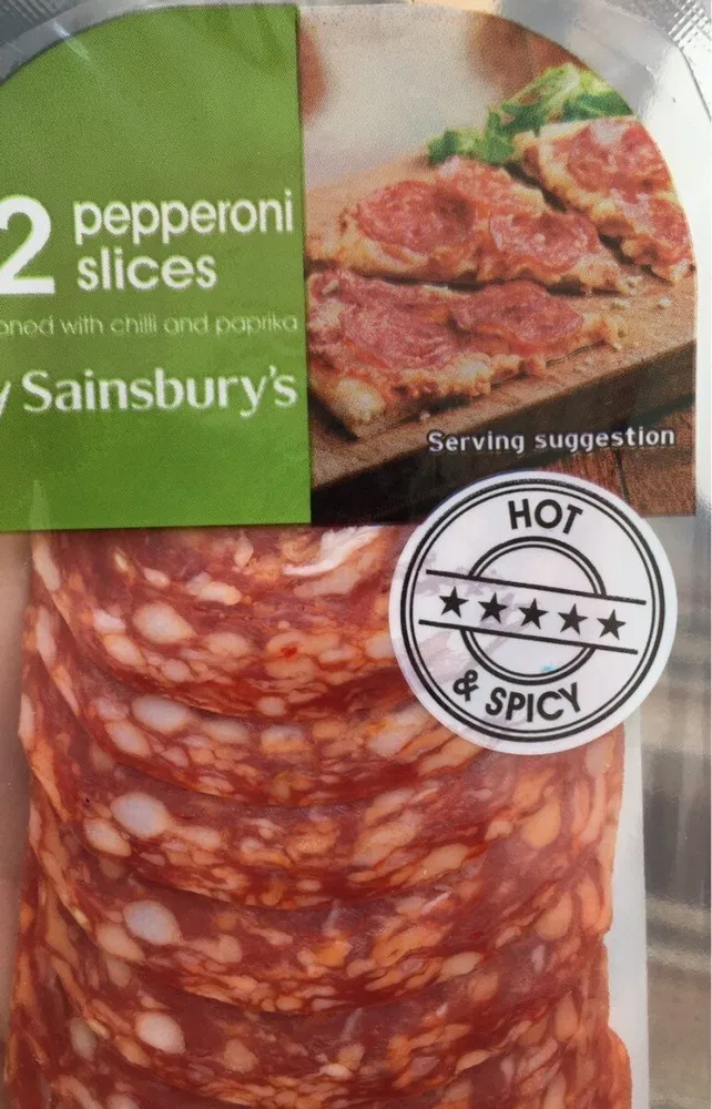 Spicy cured pork pepperoni