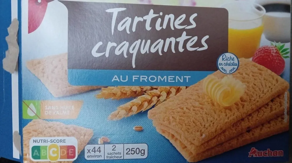 Tartines craquantes au froment
