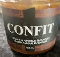 Confit oignons erable et bacon