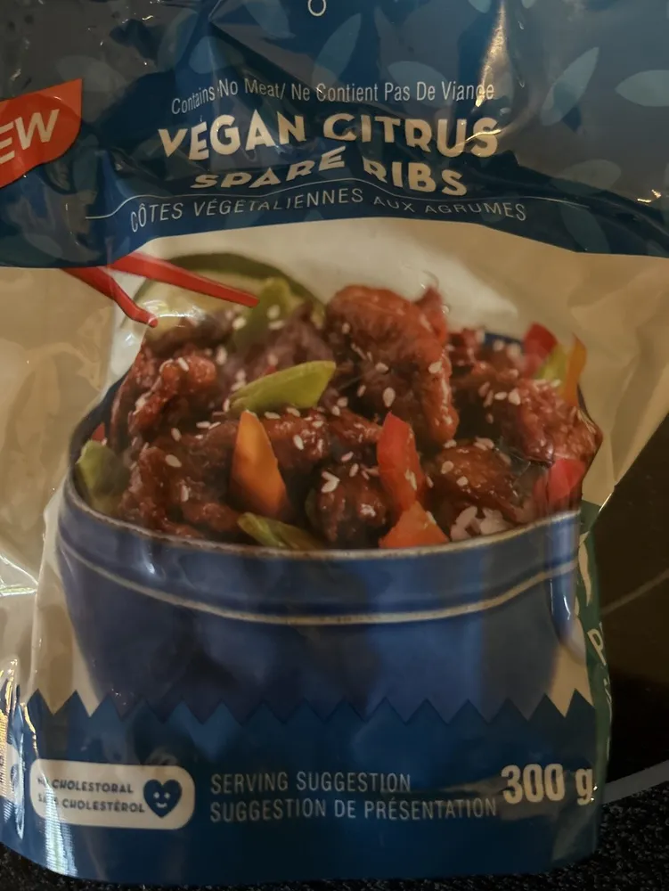 Vegan Citrus Spare Ribs