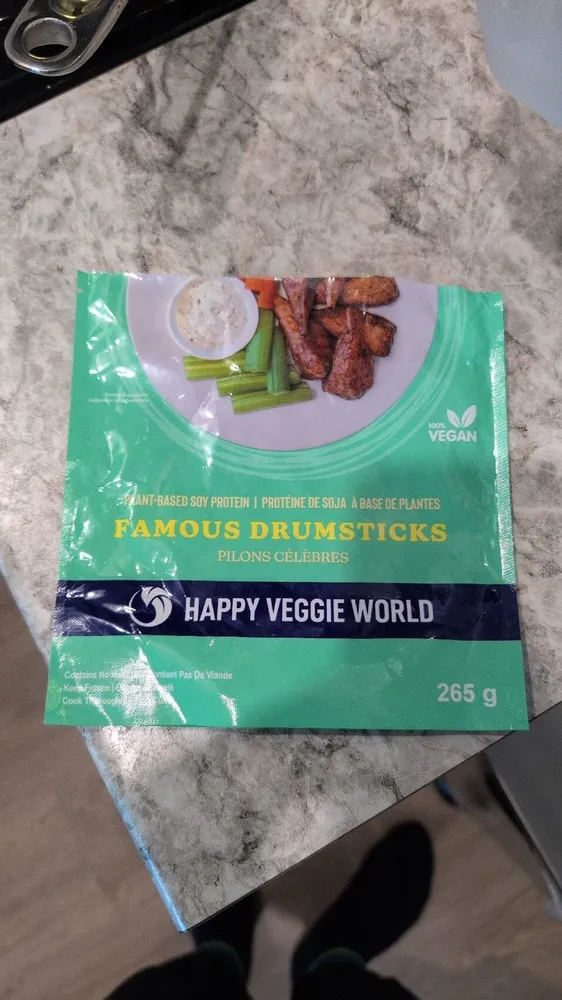 Imitation vegan chicken drumstick