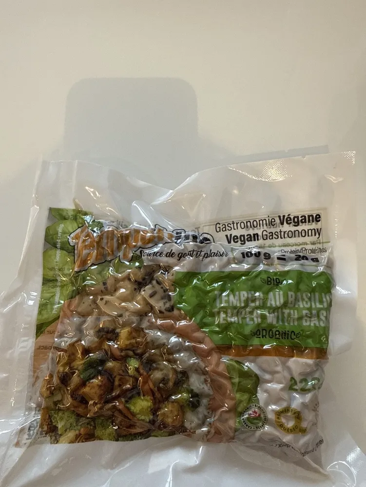 Tempeh With Basil