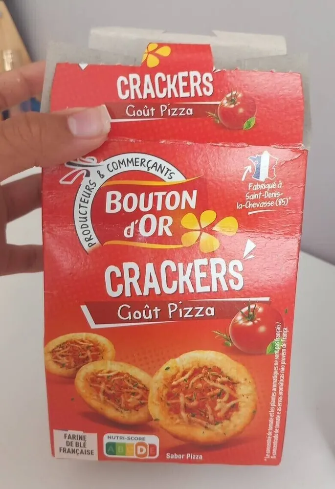 Crackers goût pizza