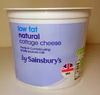 Low fat natural cottage cheese