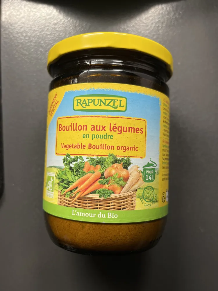 Bouillon aux légumes en poudre