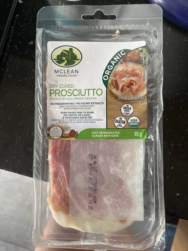 Organic Dry Cured Prosciutto