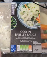 Cod in parsley sauce