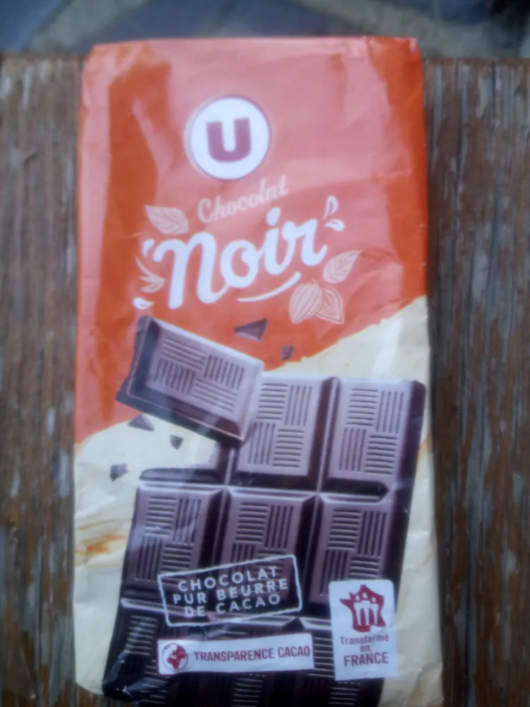 Chocolat noir pur beurre de cacao