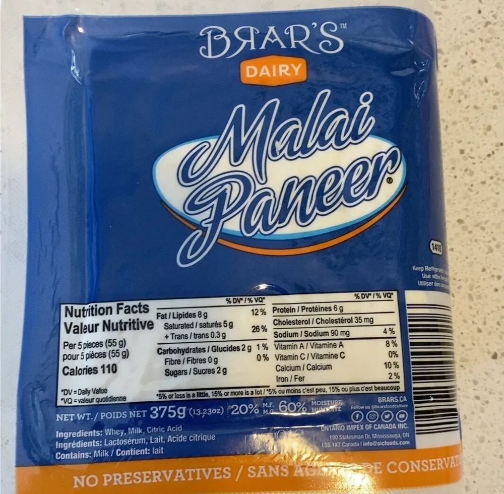 Malai paneer