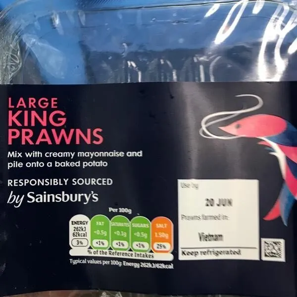 Large King Prawns