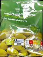 Pitted Green Olives with mixed herbs
