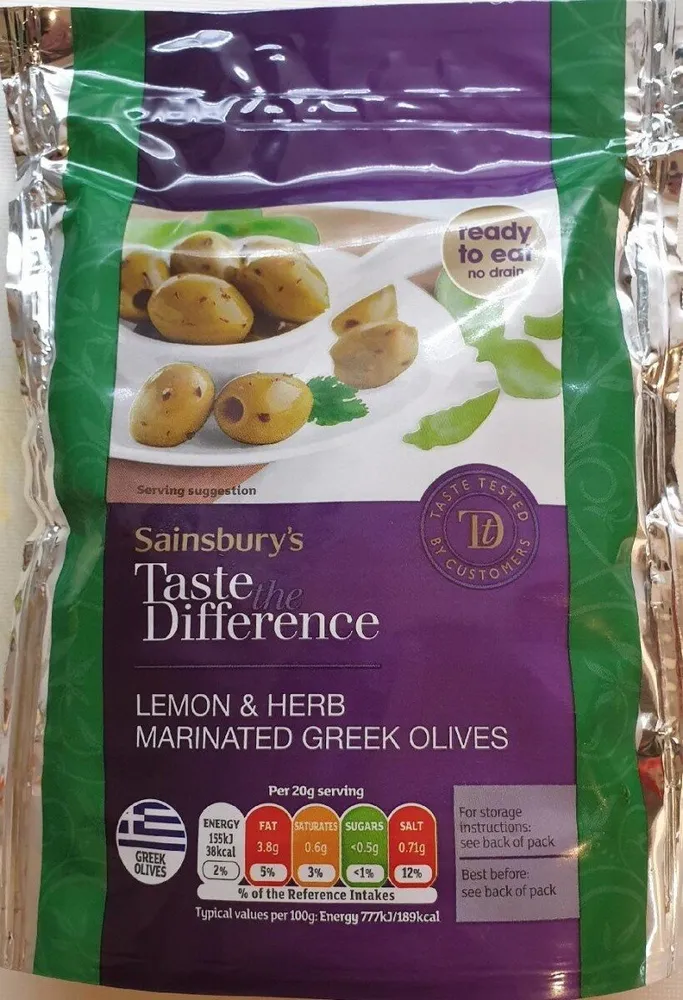 Lemon & Herb Marinated Greek Olives