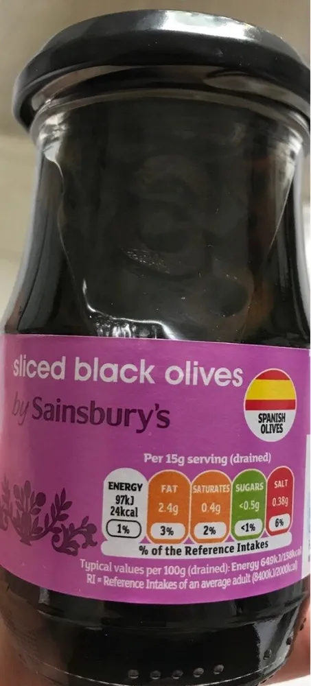 Sliced black olives