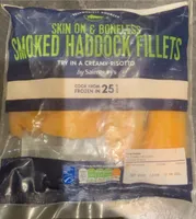 Skin on & boneless smoked haddock fillets