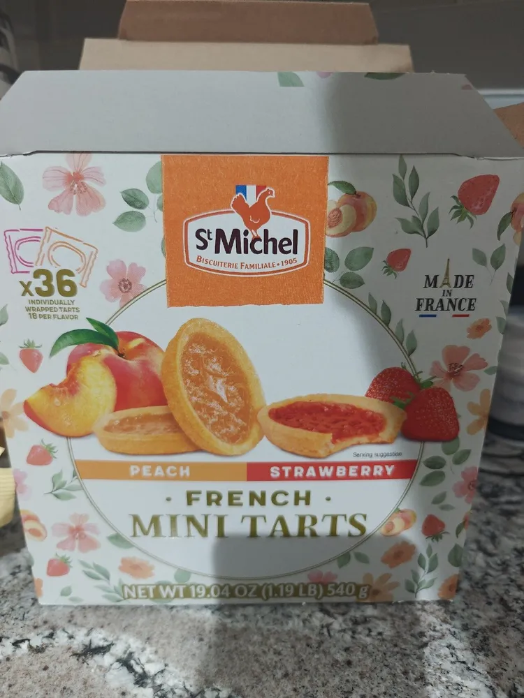 French Mini Tarts Peach