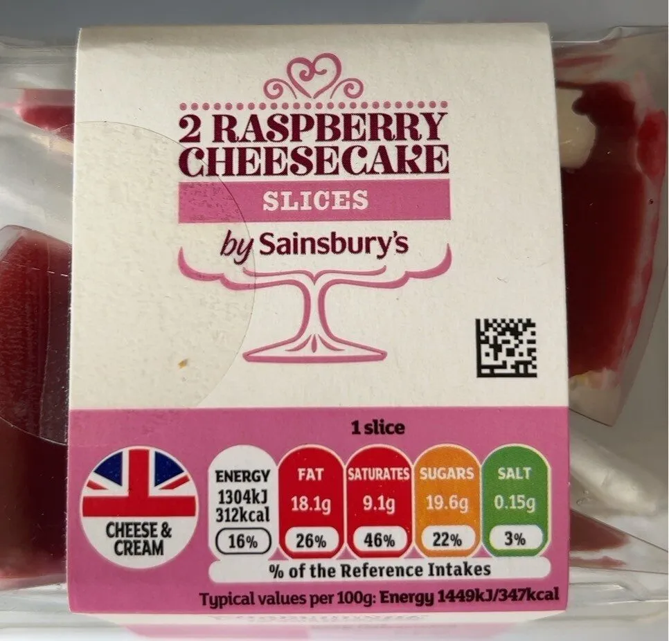 2 raspberry cheescake