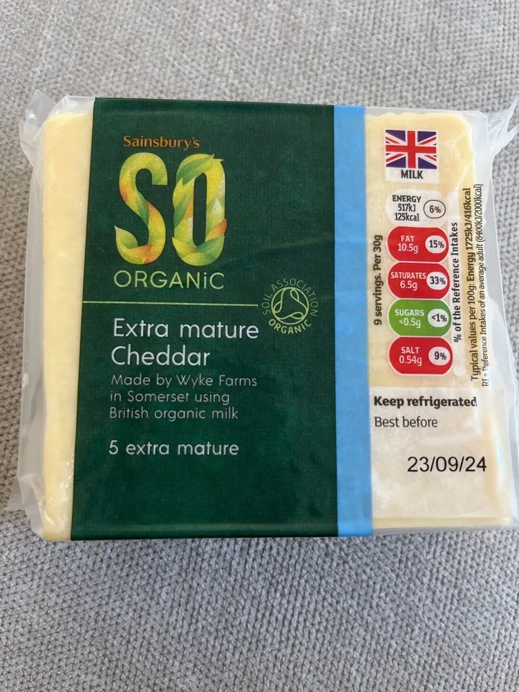 Organic Extra Mature Cheese