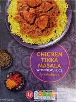 CHICKEN TIKKA MASALA WITH RICE