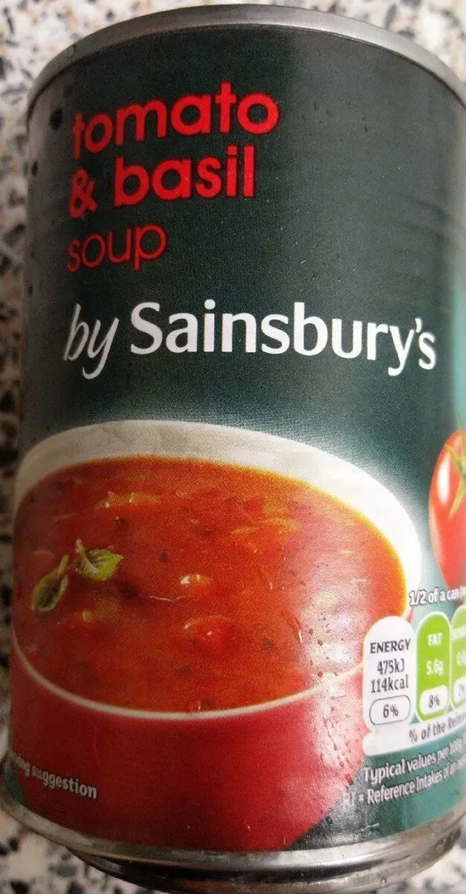 Tomato & basil soup