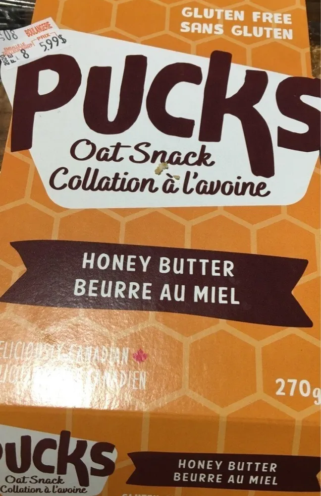 Pucks oat snack