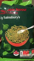 Vegetable flavour instant noodles