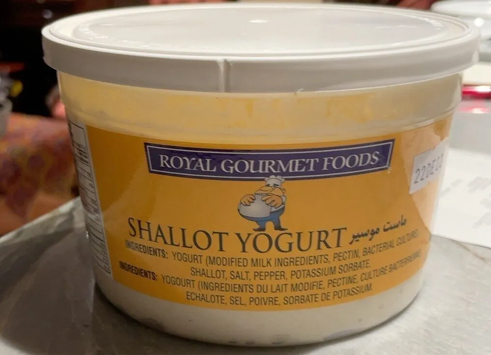 Shallot yogurt